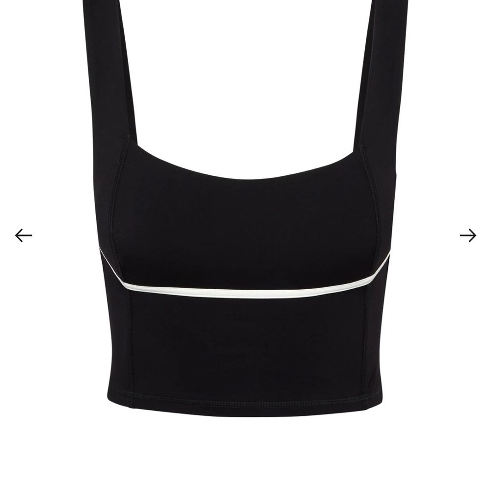 Monday Active Zion Tank in Black/Ivory Size XL